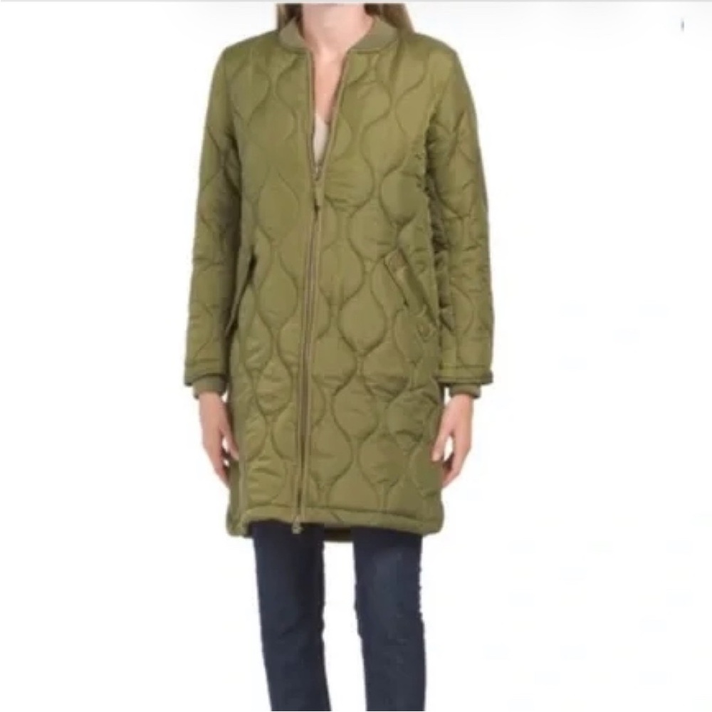 Green Quilted Jacket - image 5